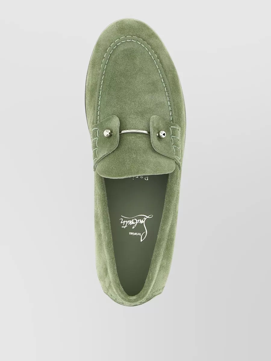 Christian Louboutin Loafers | Chambeliboat Olive Green