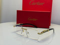 Cartier Glasses | Sunglasses Golden Clear
