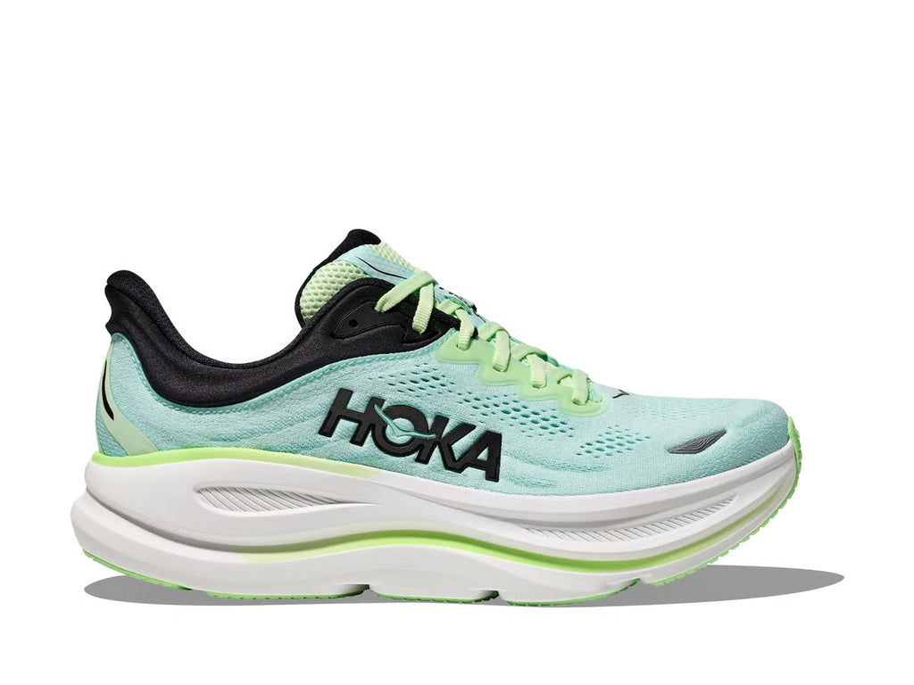 HOKA Bondi 9 Luna Moth / Blue Spark