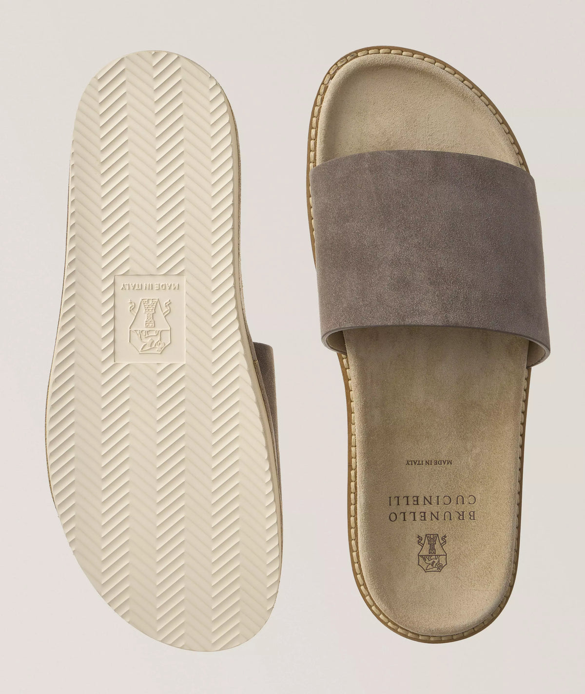 Brunello Cucinelli Sandals | Suede Contrast