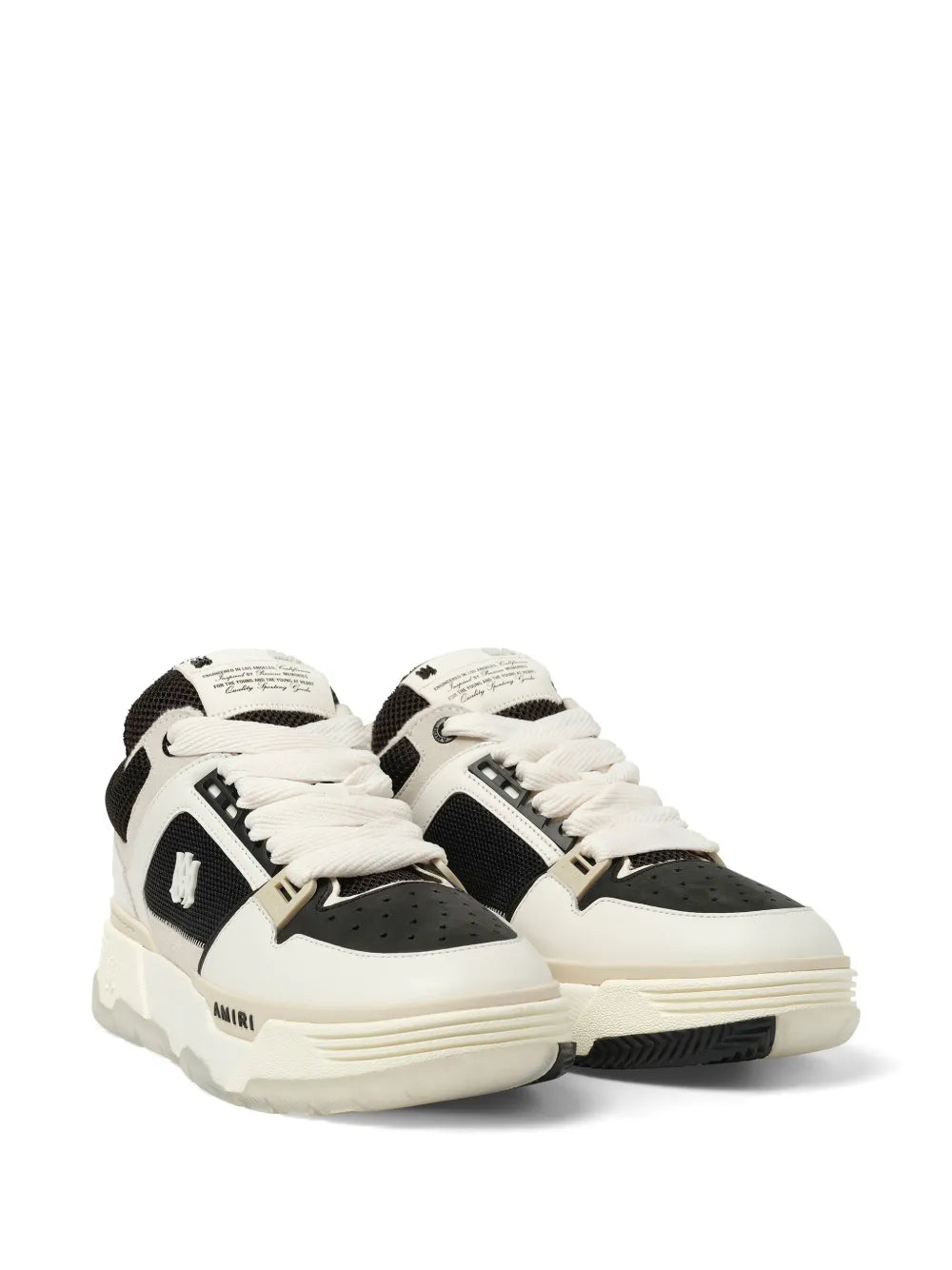 AMIRI MA-1 lace-up sneakers Black/ White