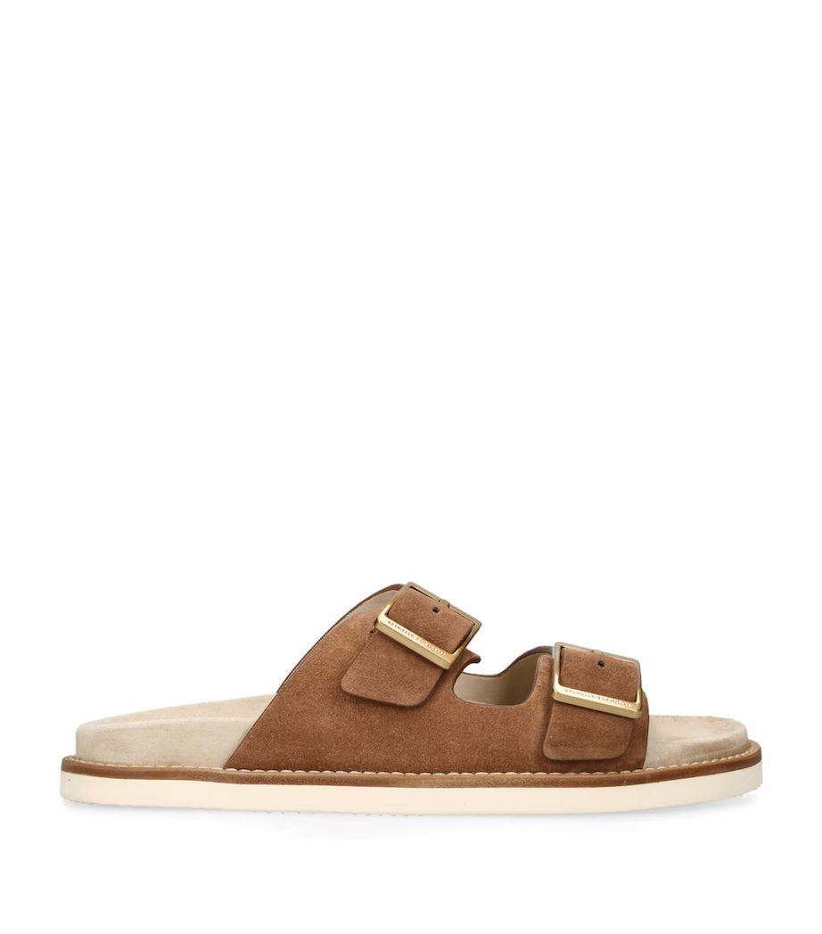 Brunello Cucinelli Sandals | Suede Double-strap