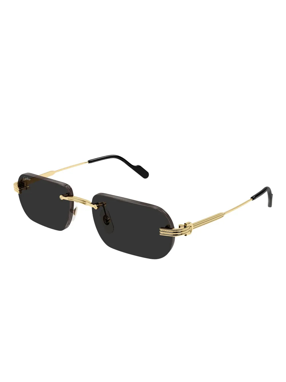 Cartier Glasses | Eyewear Round-frame Rimless Sunglasses