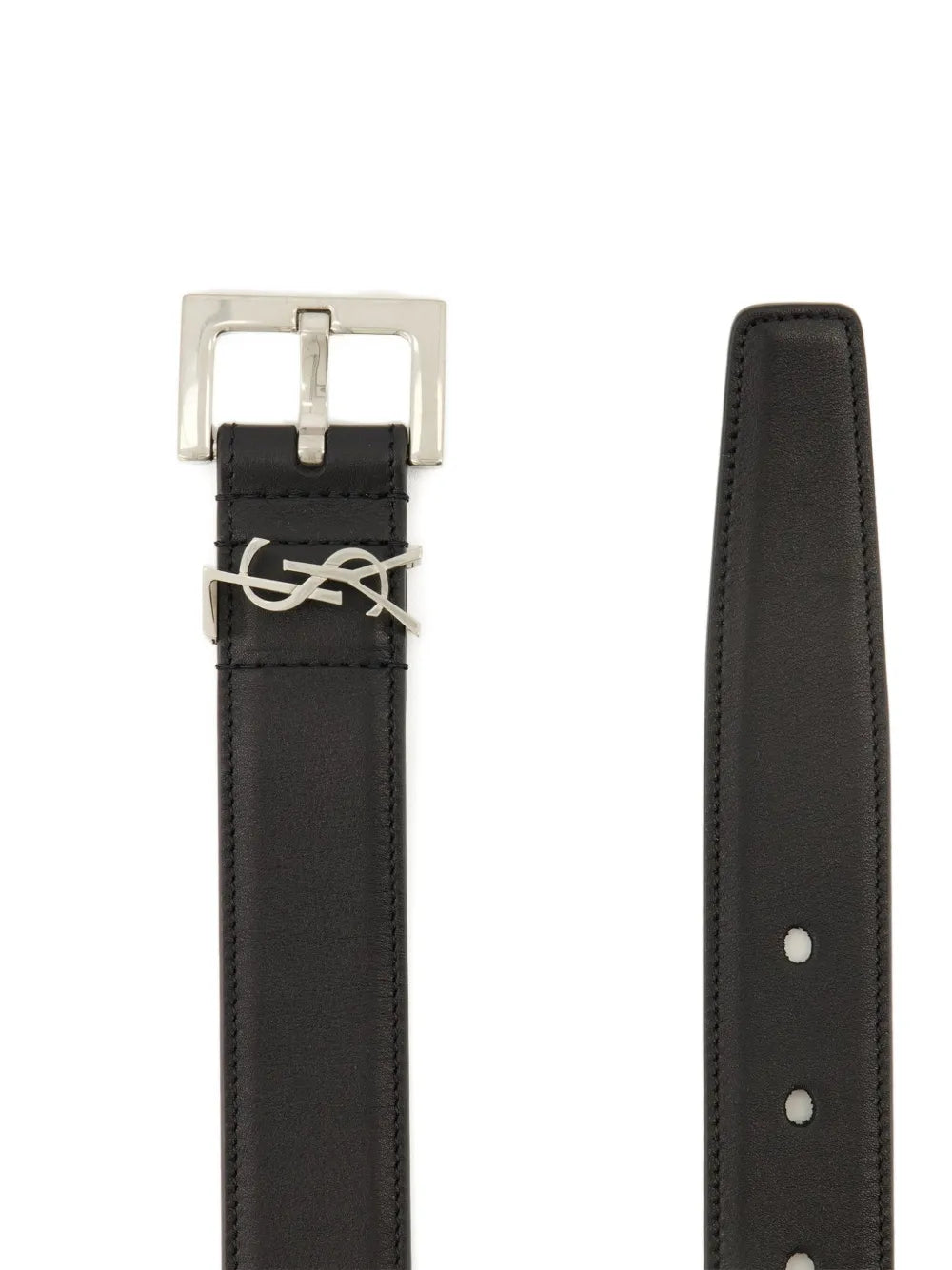 Saint Laurent Belt | Cassandre Logo Leather