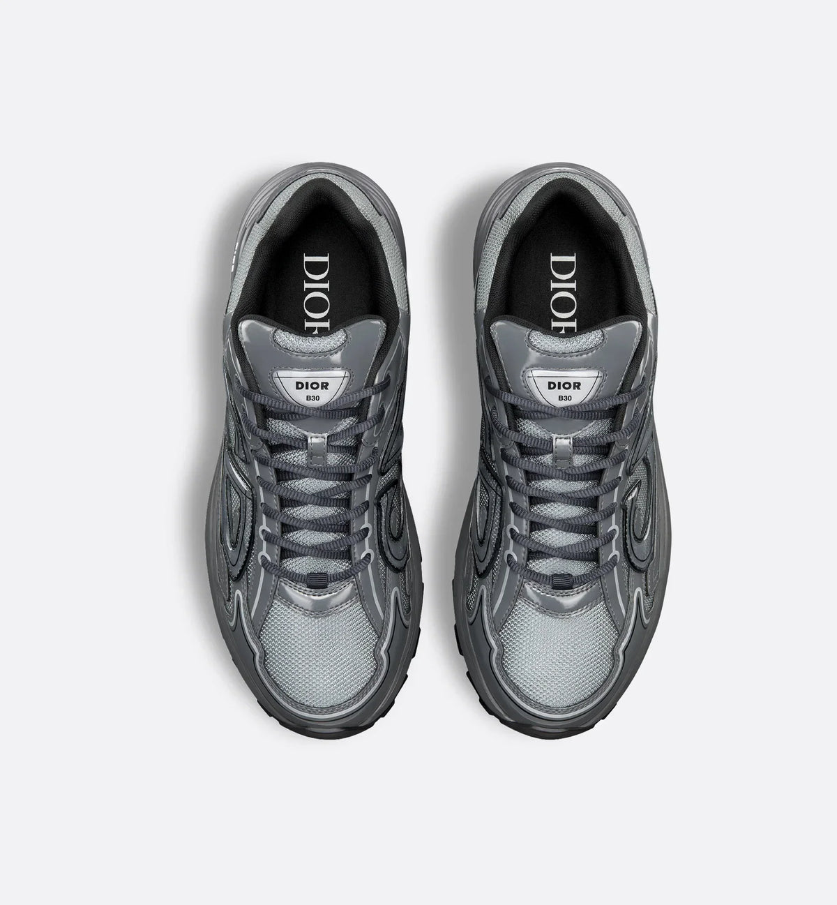 Dior B30 sneakers anthracite gray