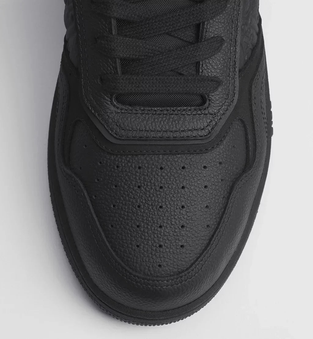 Black Grained Calfskin and Black Dior Gravity Leather