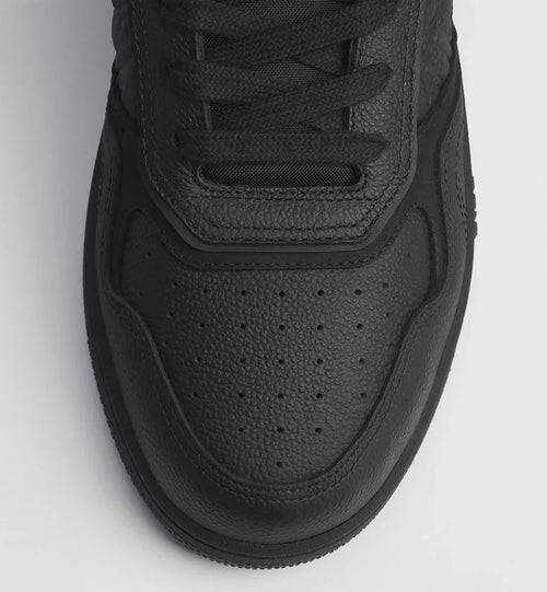 Black Grained Calfskin and Black Dior Gravity Leather