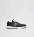 Black Smooth Calfskin with Beige and Black Dior Oblique Jacquard