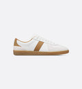 B01 Matchpoint Sneaker Cognac and White Smooth Calfskin with White Suede