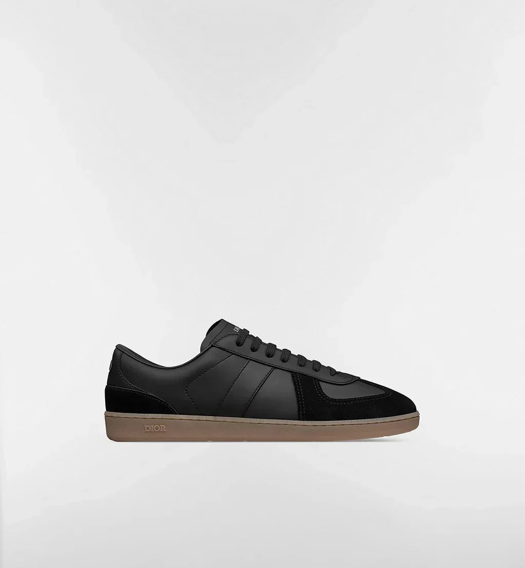 B01 Matchpoint Sneaker Black Smooth Calfskin and Black Suede