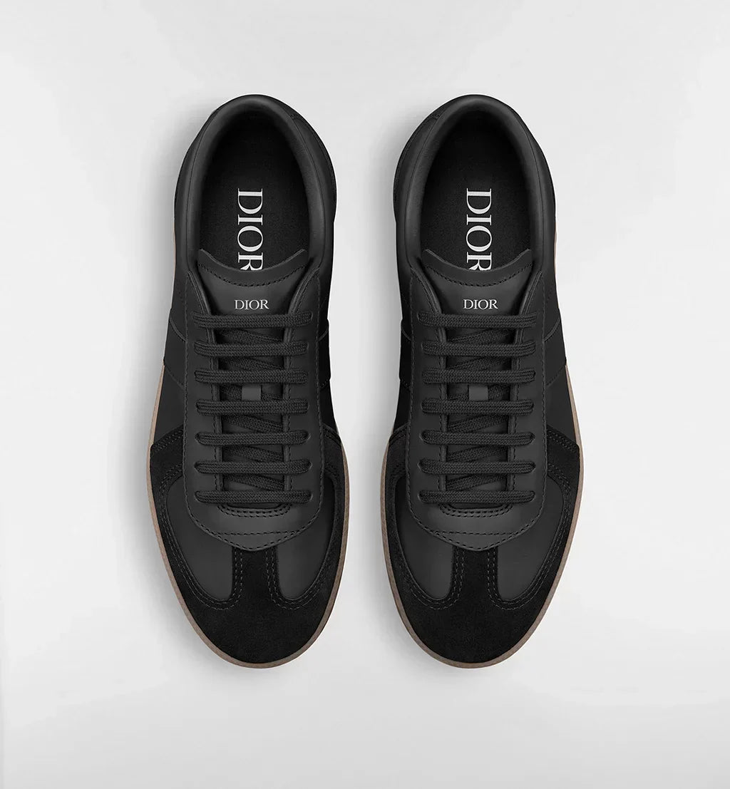 B01 Matchpoint Sneaker Black Smooth Calfskin and Black Suede