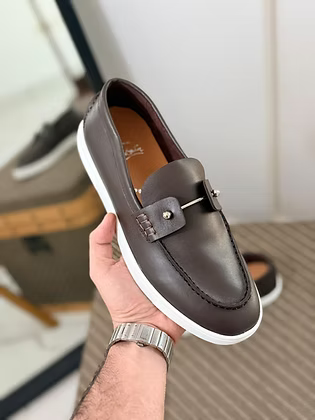 Christian Louboutin Loafers | Chambeliboat Dark Brown
