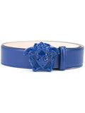 Versace Belt | Pre-loved Medusa Buckle Blue