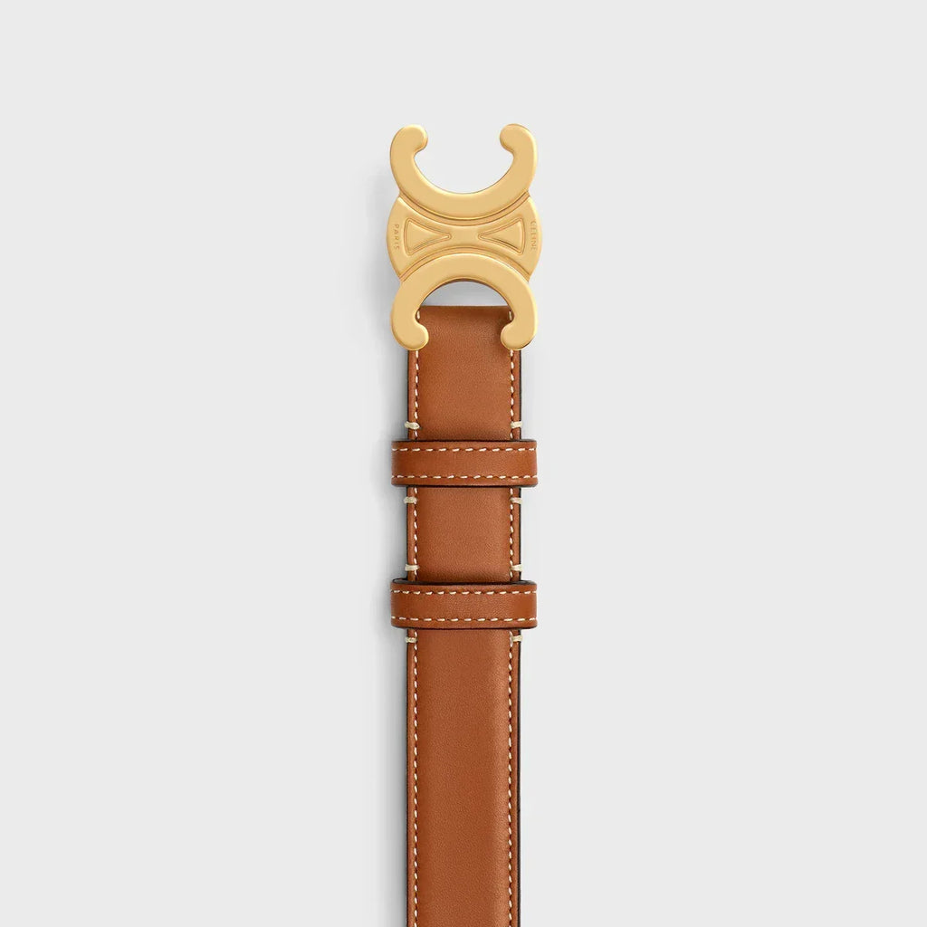 Céline Belt | Triomphe Brown GOLD