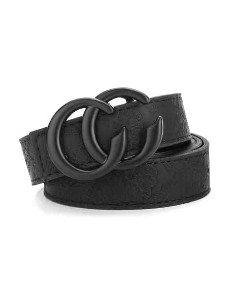 Gucci Belt | Black Embossed