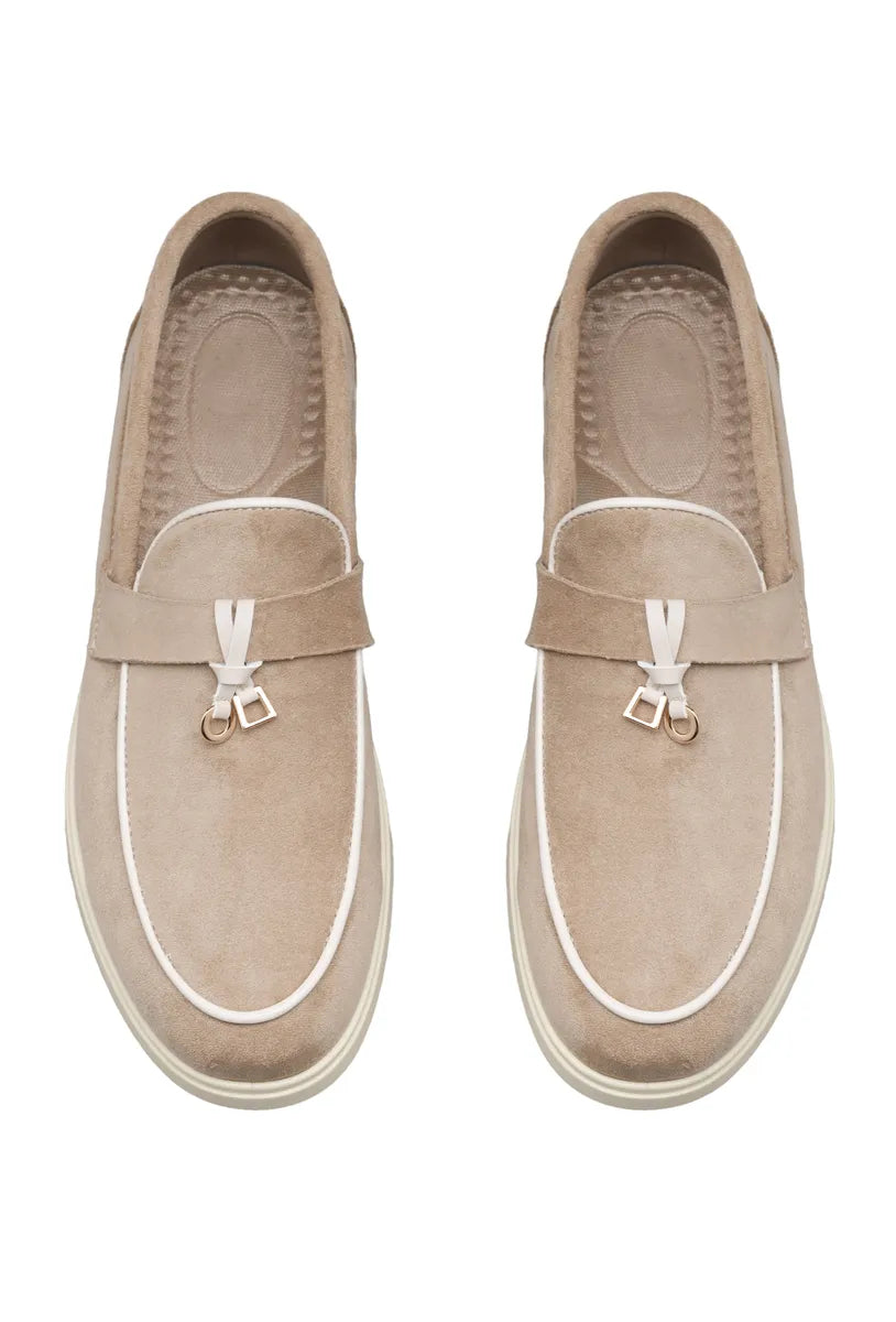 Loro Piana Loafers | Beige Summer Charms Walk