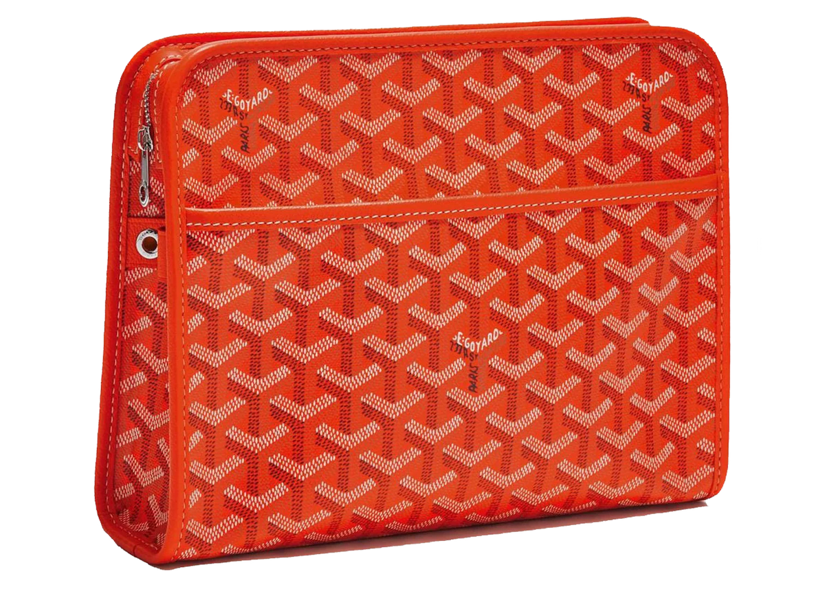 Goyard Jouvence Toiletry Pouch '' Orange ''