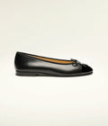 Chanel Women's Loafers | Lambskin And Patent Calfskin Cap Toe CC Black