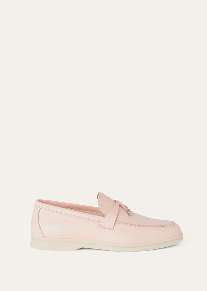 Loro Piano Women's Loafers | Summer charms walk plum flower