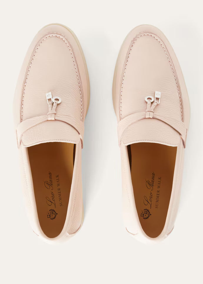Loro Piano Women's Loafers | Summer charms walk plum flower