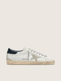 Men's Super-Star with suede star and blue heel tab