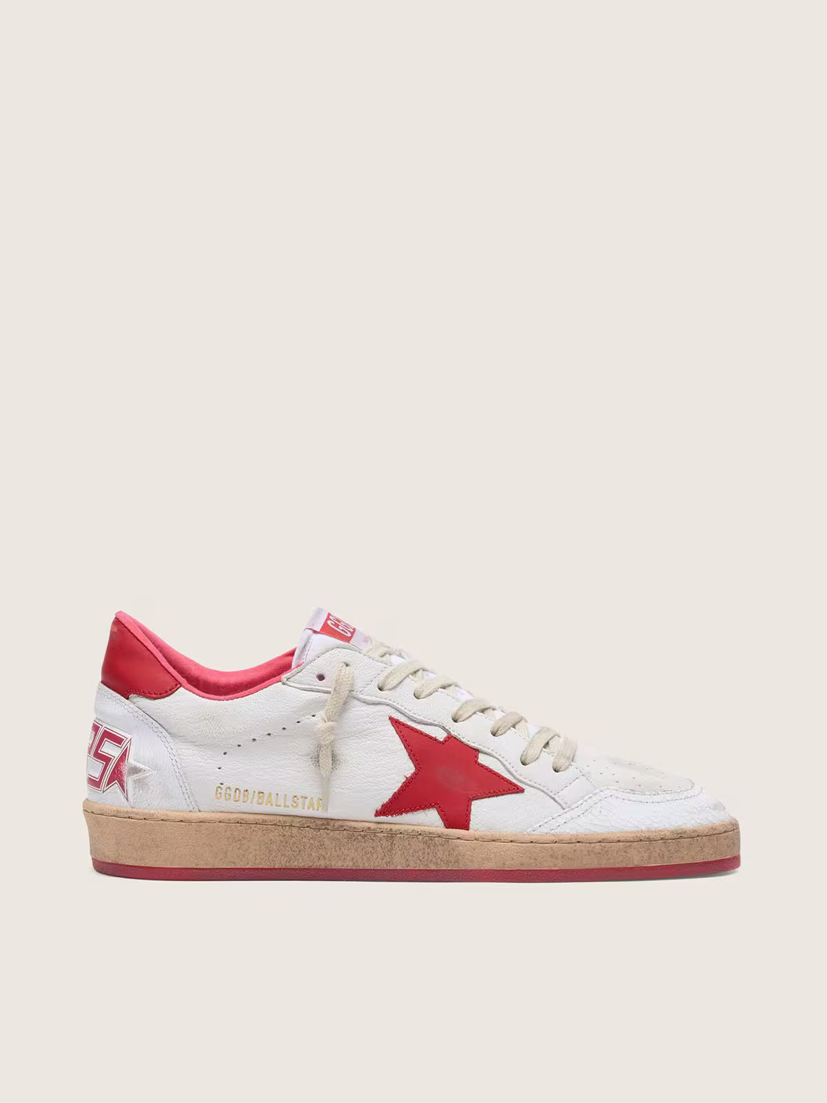 Golden Goose Ball Star low-top sneakers in white