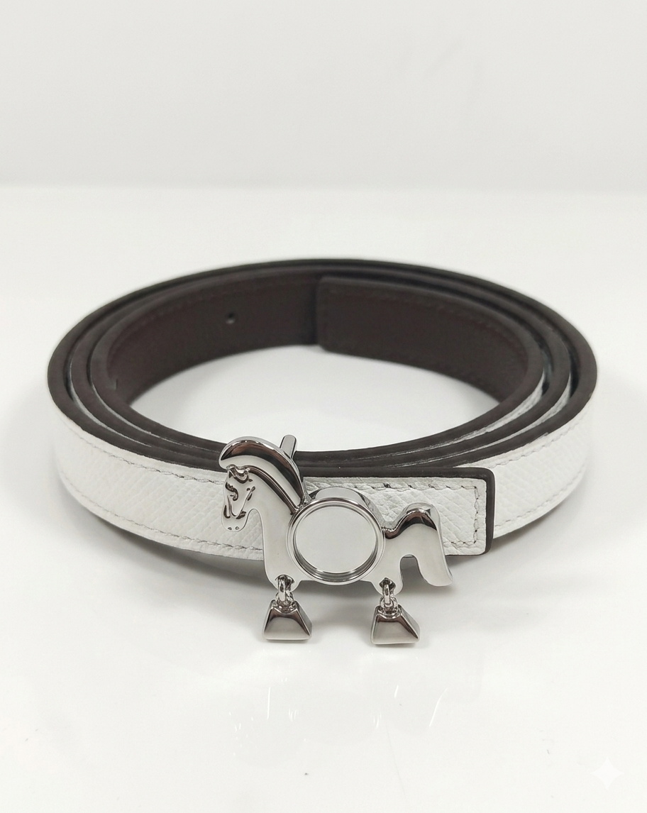 Hermès Belt | Leather White
