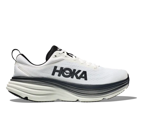 Hoka One One Bondi 8 White black