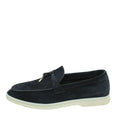 Loro Piana Loafers | Argo Blue Melange Summer Charms