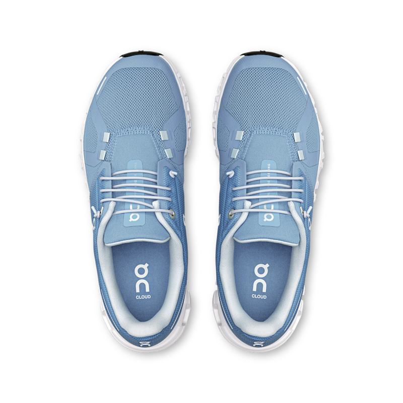 On Cloud 6 Chambray White