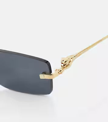 Cartier Glasses | Panthere de Rectangular Sunglasses