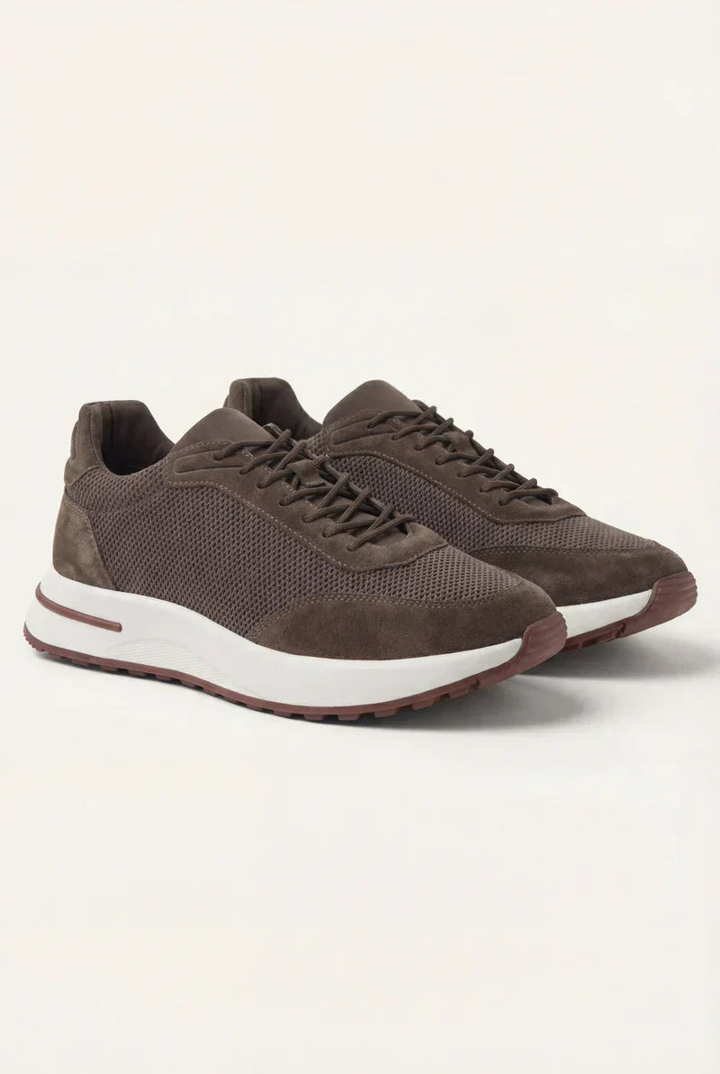 Loro Piana Week End Walk Suede Brown