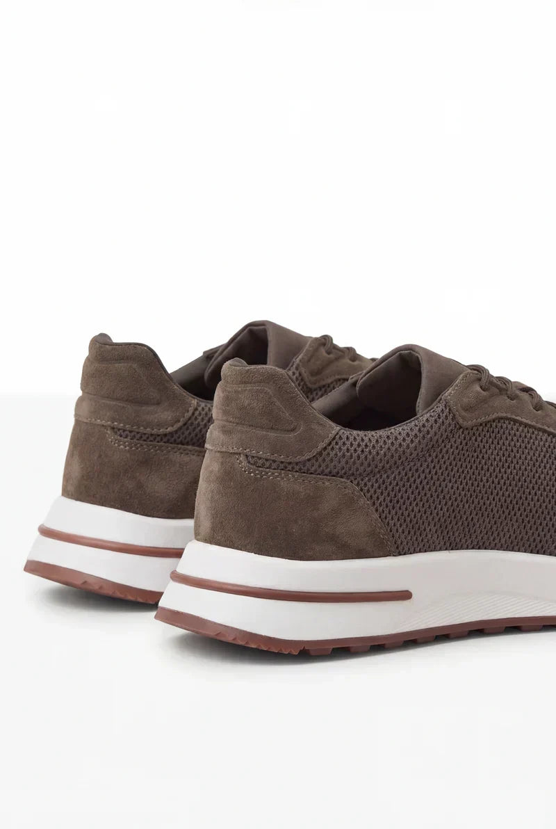 Loro Piana Week End Walk Suede Brown