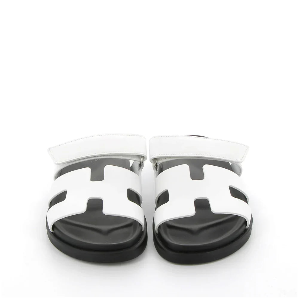 Hermès Sandals | Chypre White Swift