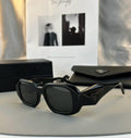 Prada Glasses | Rectangle Black Sunglasses