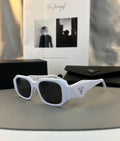 Prada Glasses | Rectangle White Sunglasses