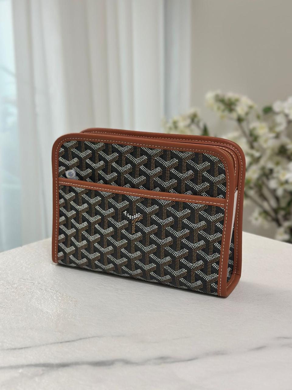 Goyard Jouvence Toiletry Pouch '' Brown ''