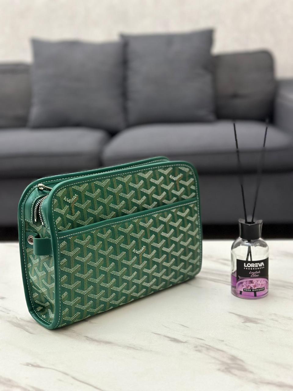 Goyard Jouvence Toiletry Pouch '' Green ''