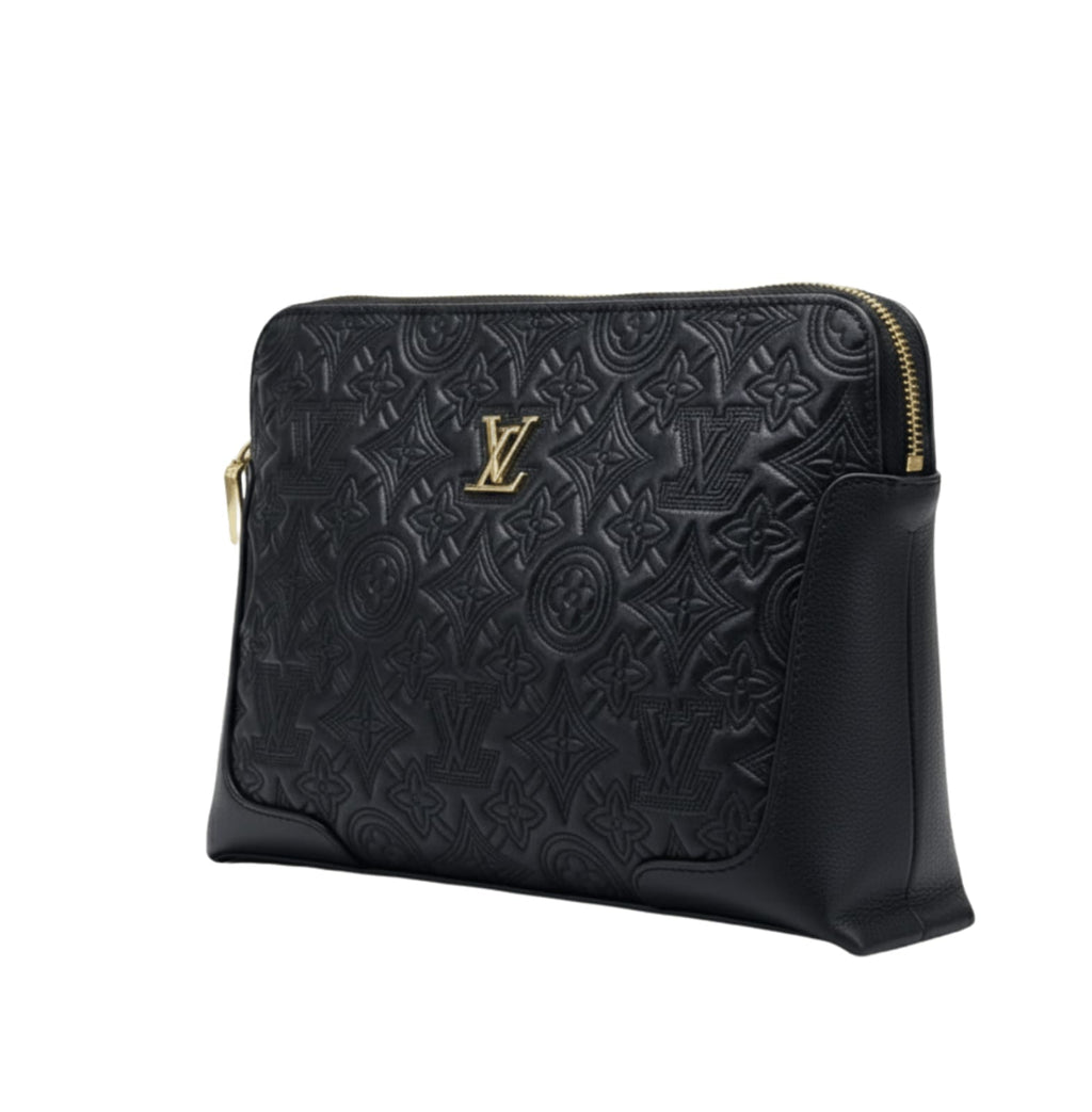 Louis Vuitton Bag | Black Leather Pouch