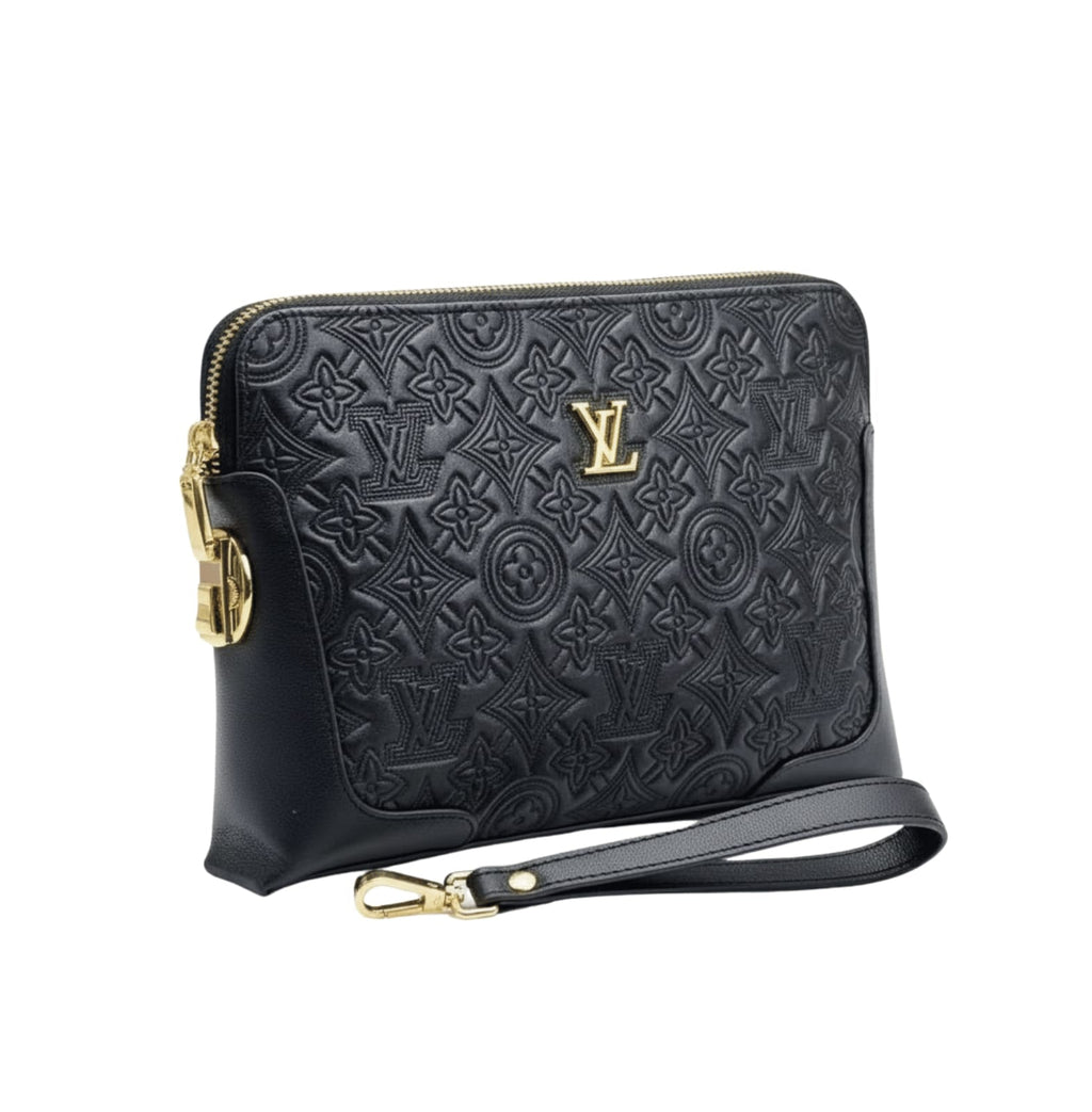 Louis Vuitton Bag | Black Leather Pouch
