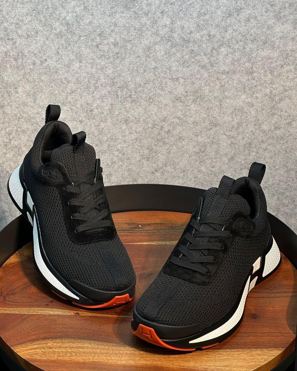 Hermès Bouncing Sneaker Black Orange