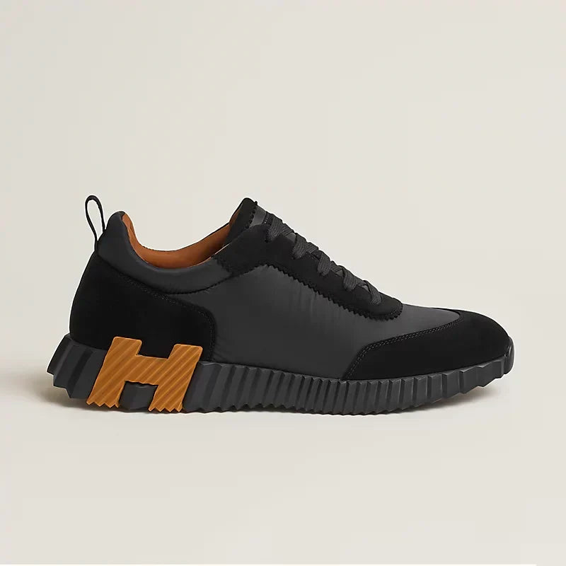 Hermès Paris Bouncing Sneaker noir / H miel