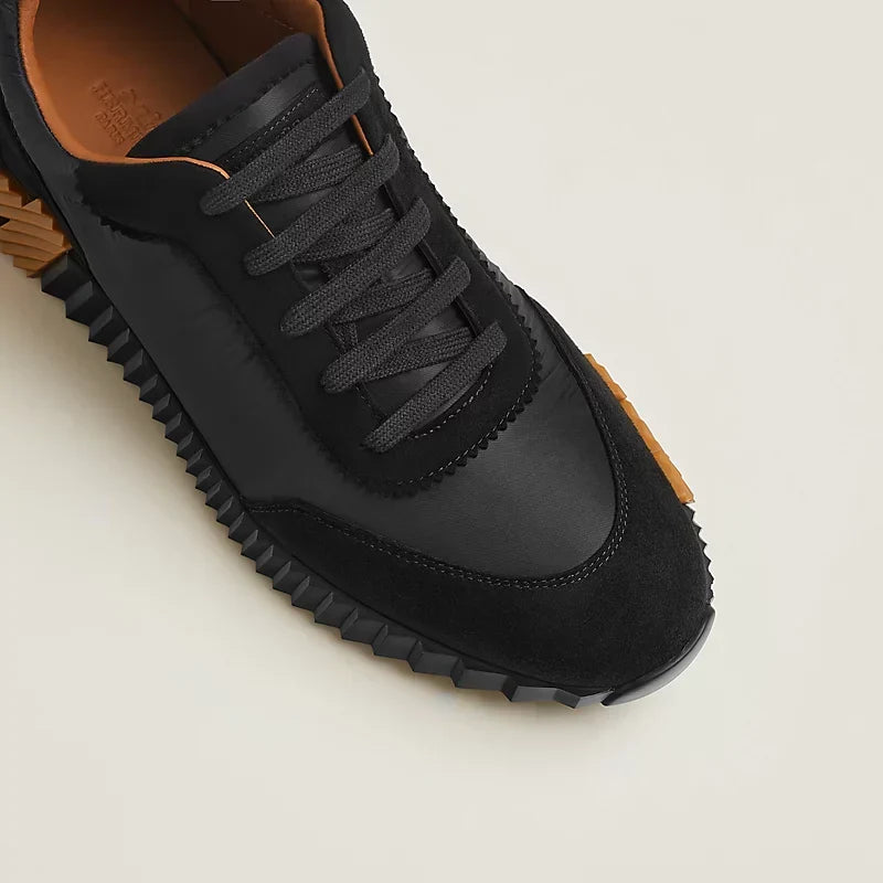 Hermès Paris Bouncing Sneaker noir / H miel