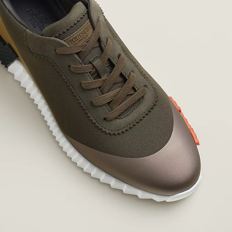 Hermès Bouncing sneaker multicolore vert forêt