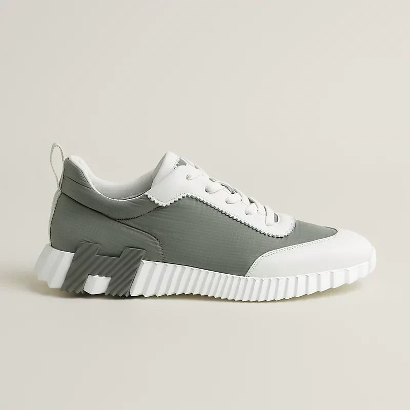 Hermès Bouncing Sneaker étoupe / blanc