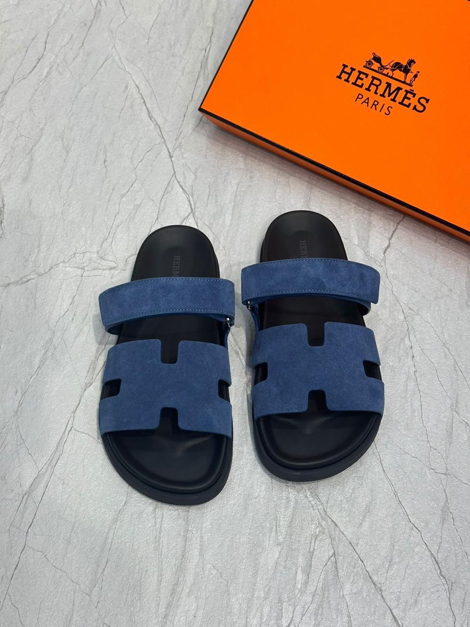Hermès Sandals | Chypre Navy Blue