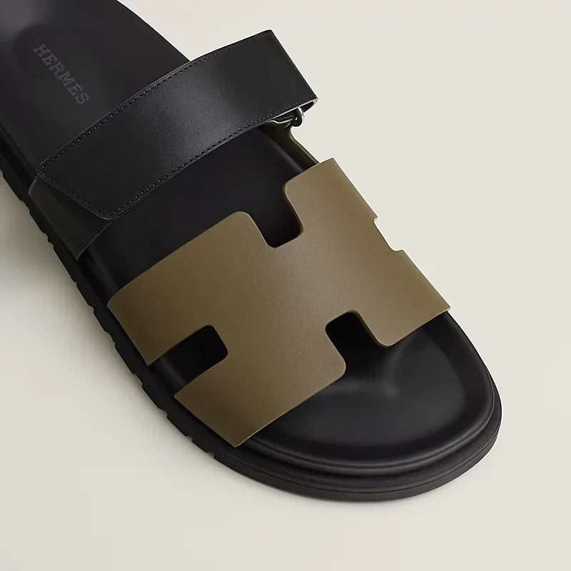 Chypre sandal Tundra Green / Black