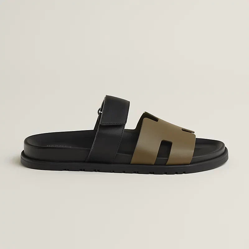 Chypre sandal Tundra Green / Black