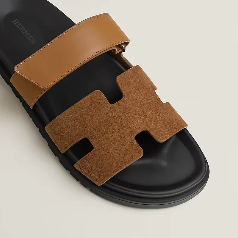 Chypre sandal Smoky Brown / Honey