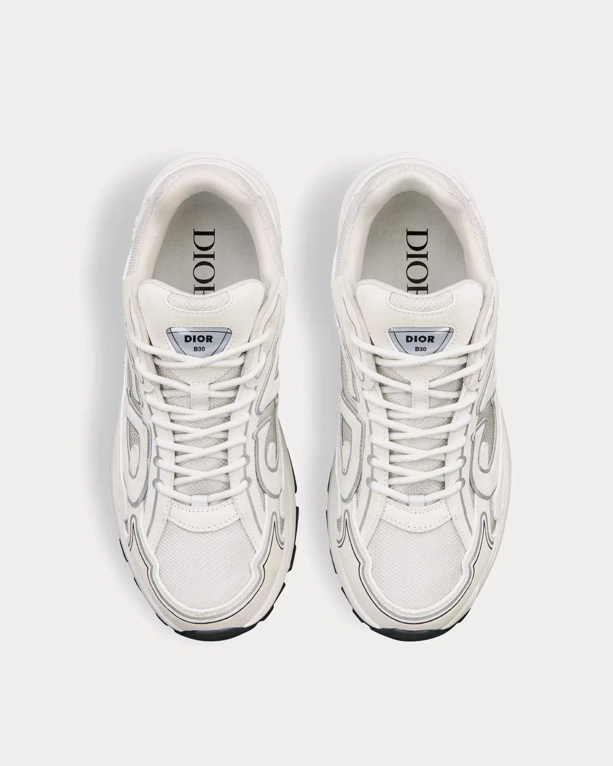 Dior - B30 Countdown Suede Ecru Low Top